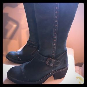 Fly London Boots Blue Size 39